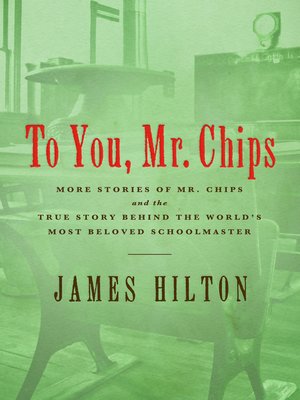 cover image of To You Mr. Chips